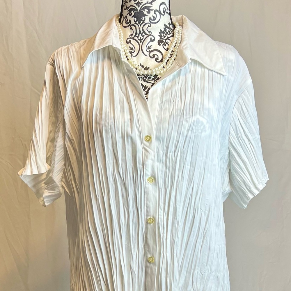 White button down
